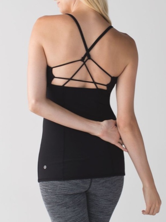 lululemon athletica Tops - SOLD!!! 
Lululemon athletica Black Strappy Back Tank